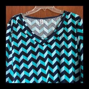 NWOT Mazu Swim Terrycloth Chevron Patterned Swim Coverup